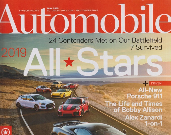 Automobile May 2019 All Stars - 224 Contenders Met On Our Battlefield.  7 Survived. (Magazine: Automotive, Cars)