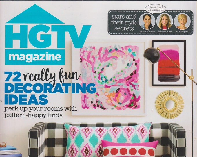 HGTV March  2017 72 Really Fun Decorating Ideas  (Magazine: Home Decor)