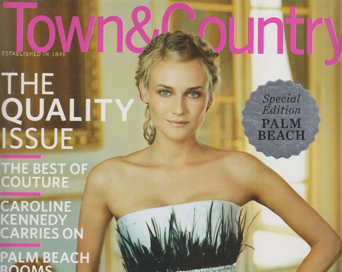 Town & Country November 2005 Diane Kruger Special Edition Palm Beach