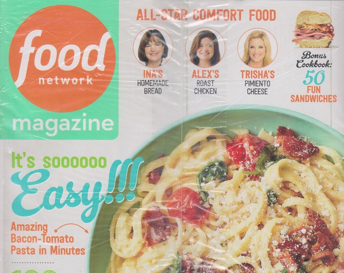 Food Network September 2017 It's Soooo Easy!!! 129 New Recipes (Magazine: Cooking, Recipes)