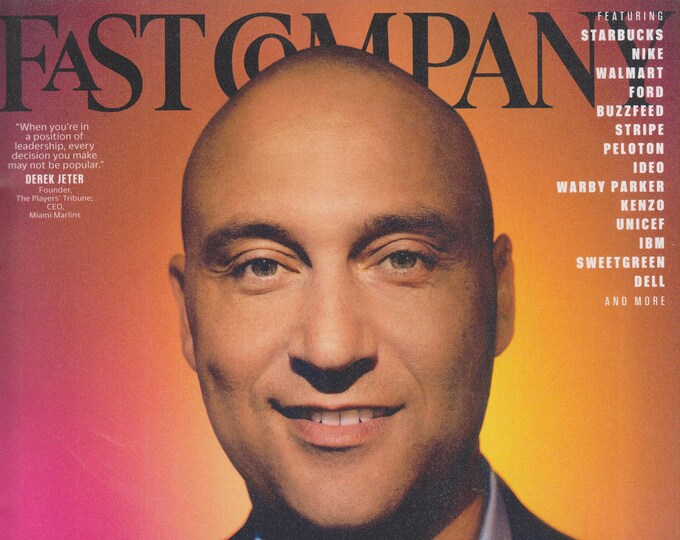 Fast Company February 2018 Derek Jeter - How to Lead With Optimism (Magazine, Business)