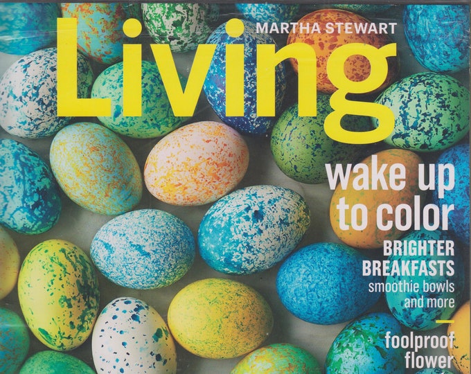 Martha Stewart Living March 2016 Wake Up To Color (Magazine: Home & Garden)
