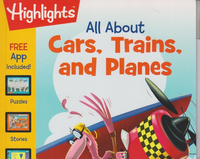 Highlights All About Cars, Trains, and Planes  (Softcover: Children's, Puzzles) 2016