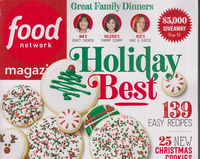 Food Network December 2018 Holiday Best - 139 Easy Recipes (Magazine, Cooking) 2018