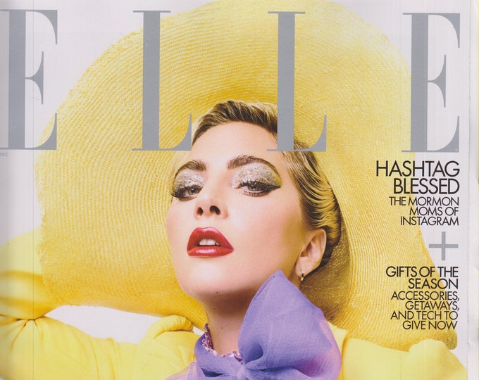 Elle December 2019 Lady Gaga  (Magazine: Women's, Fashion) 2019