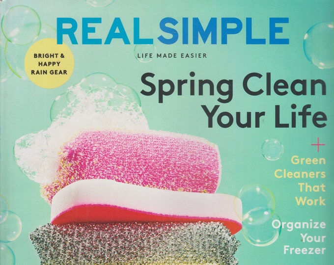 Real Simple April 2020 Spring Clean Your Life (Magazine: General Interest)