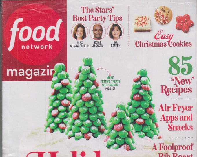 Food Network December 2021 Holiday Fun! Christmas, Hanukkah, Kwanzaa (Magazine: Cooking, Recipes)