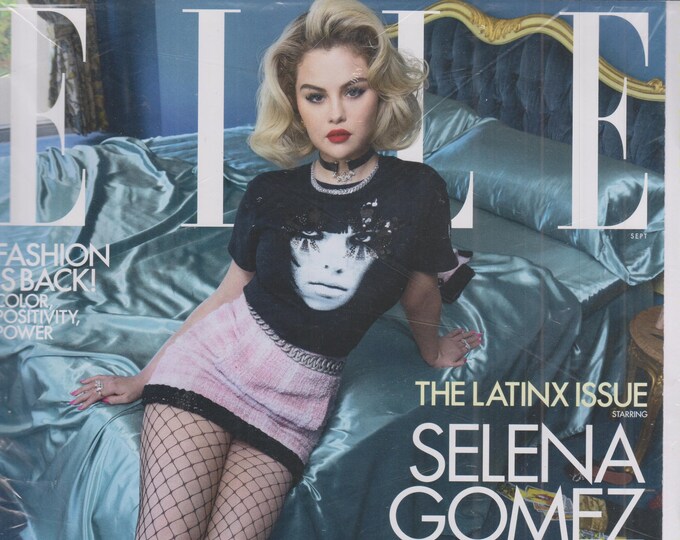 Elle September 2021 Selena Gomez  - The Latinx Issue  (Magazine: Women's, Fashion)