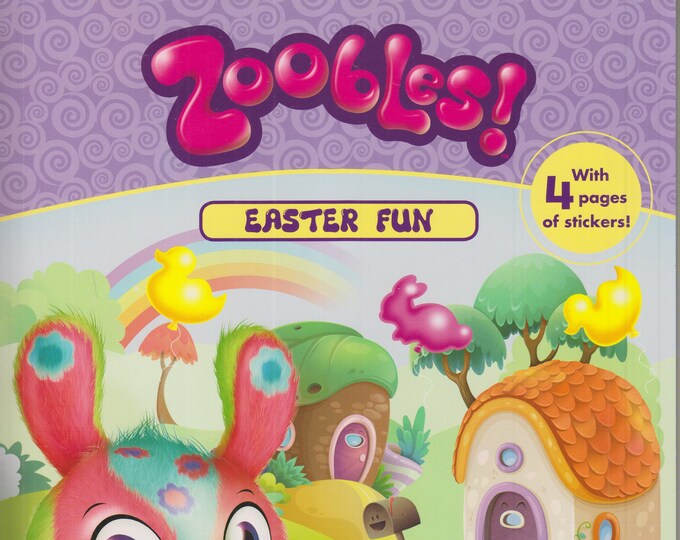 Zoobles!  Easter Fun With 4 Pages of Stickers (Softcover: Children's Activity Book) 2013