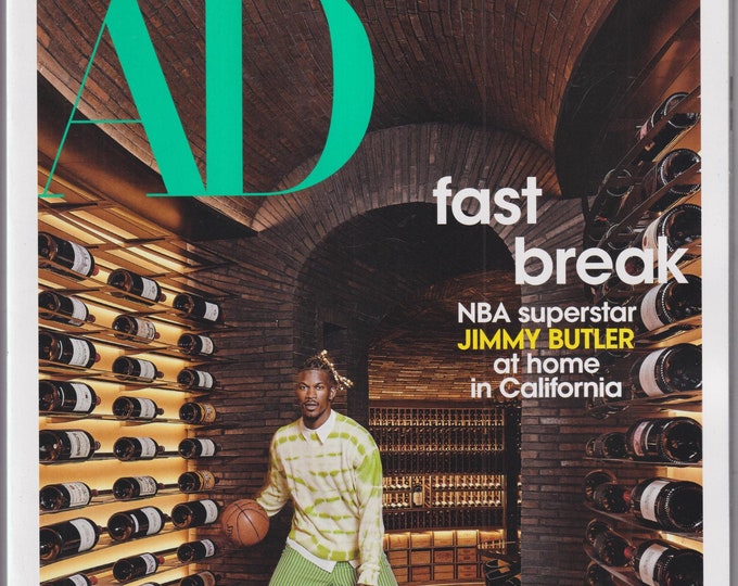 Architectural Digest November 2024 NBA Superstar Jimmy Butler At Home in California (Magazine: Home Decor)