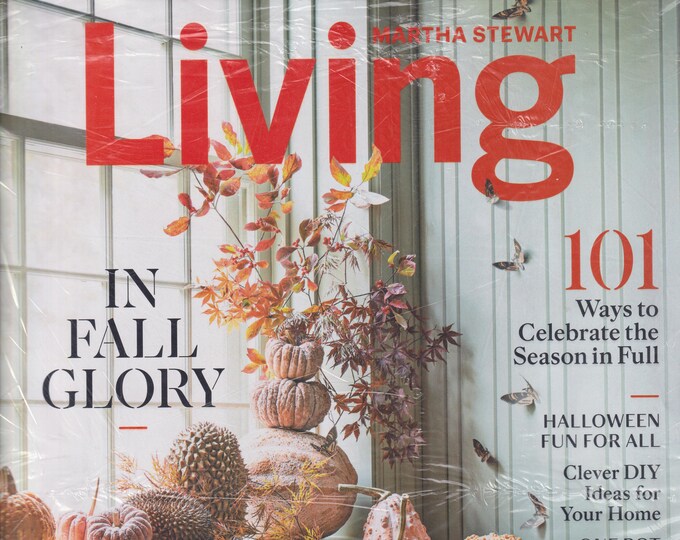 Martha Stewart Living October 2020 In Fall Glory - 101 Ways to Celebrate the Season In Full (Magazine: Home & Garden)