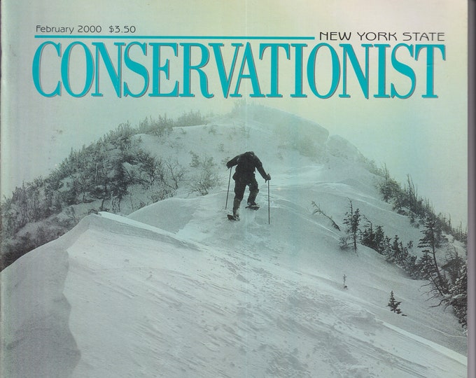 Conservationist February 2000 Moose, Paddlefish, Great Horned Owl (Magazine: Conservation, Nature)