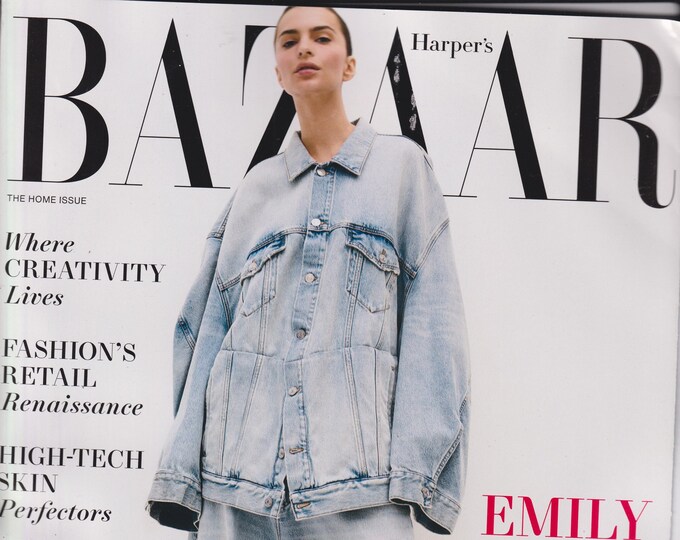 Harper's Bazaar November 2022 Emily Ratajkowski Thinks Big (Magazine: Fashion)
