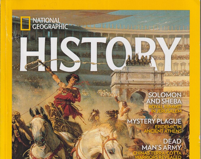 National Geographic History May June 2021 Chariot Racing, Solomon and Sheba, Napoleon  (Magazine: History)