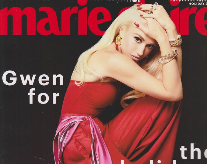 Marie Claire Holiday 2017 Gwen Stefani for the Holidays