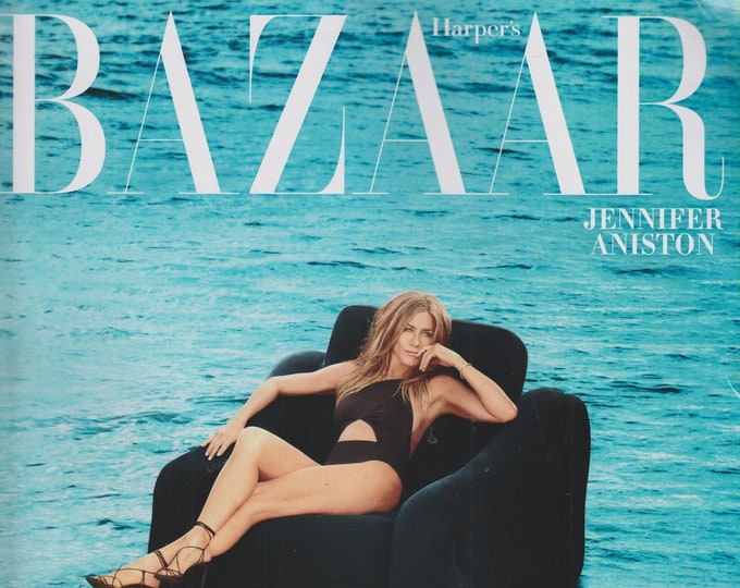 Harper's Bazaar June/July Jennnifer Aniston (Cartier Ad Before Cover) - The Beauty Issue  (Magazine: Fashion)