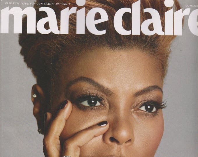 Marie Claire October 2017 Taraji P Henson Uncensored & Unstoppable