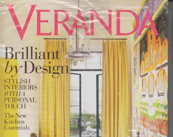 Veranda September October 2016 Brilliant by Design  (Magazine: Home Decor)