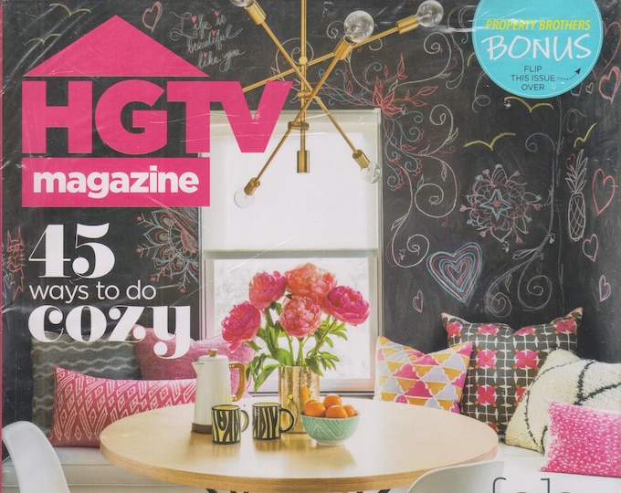 HGTV November 2018 45 Ways to Do Cozy (Magazine, Home Decor)