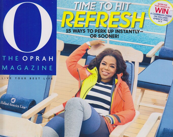 O Magazine January 2018 Time to Hit Refresh (Magazine, Self-Help, Inspiration)