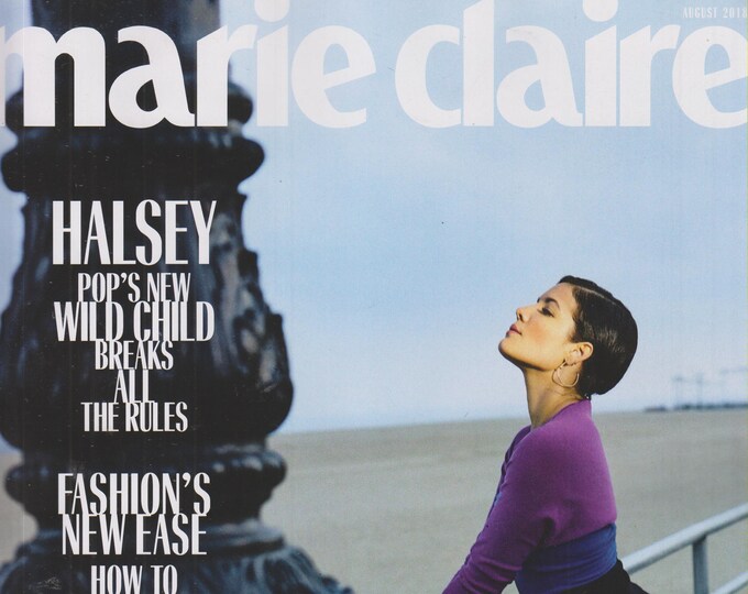 Marie Claire August 2018 Halsey Pop's New Wild Child Breaks All The Rules