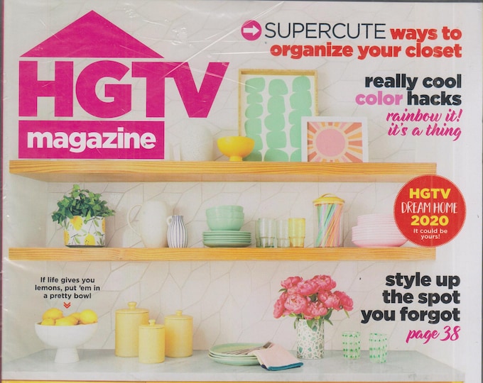 HGTV January/February 2020 Make Your Home Feel Extra Happy  (Magazine: Home Decor)