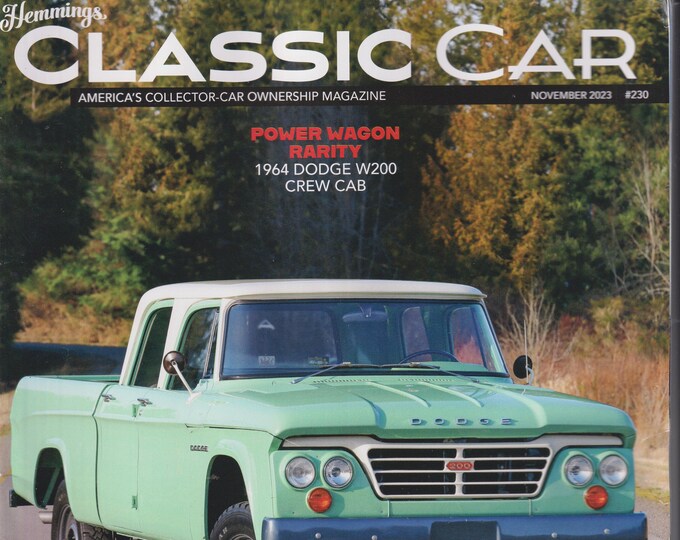 Hemmings Classic Car November 2023 1964 Dodge, 1964 Datsun, 1966 Ferrari (Magazine: Cars, Automotive)