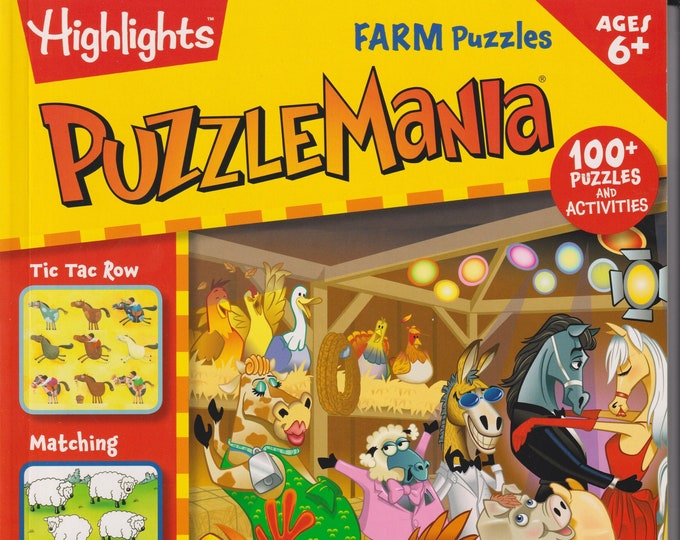 Highlights Puzzlemania Farm Puzzles (100+ Puzzles & Activities) (Trade paperback: Children's, Activity Book)