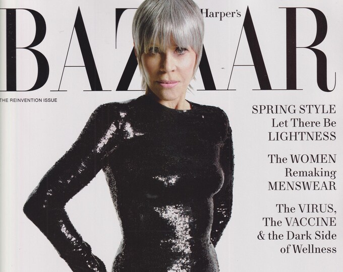 Harper's Bazaar April 2021 The Vindication of Jane Fonda  (Magazine: Fashion)