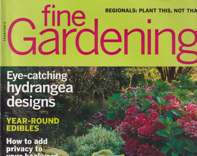 Taunton's September October 2013 Eye-catching Hydrangea Designs (Magazine: Gardening)