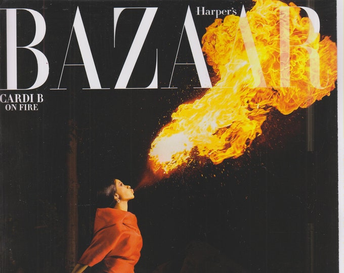 Harper's Bazaar March 2019 Cardi B. On Fire (Magazine: Fashion)