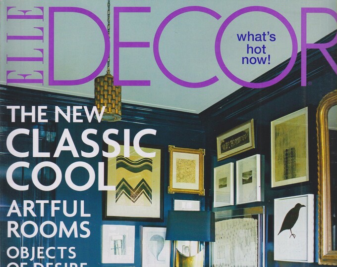 Elle Decor March 2010 The New Classic Cool   (Magazine: Home Decor)