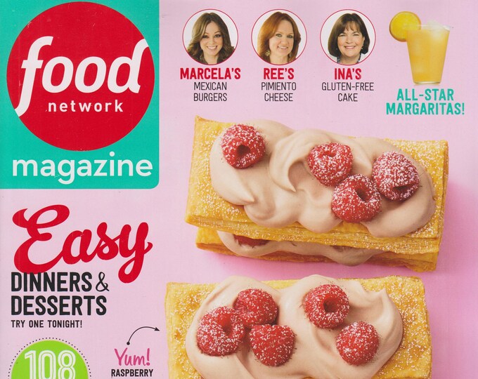 Food Network May 2016 Easy Dinners & Desserts. 108 New Recipes, Guacamole 5 Ways (Magazine: Cooking, Recipes)