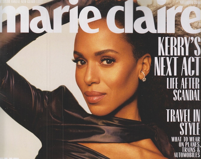 Marie Claire November 2018 Kerry Washington's Next Act, The Power Issue, Travel in Style (Magazine: Lifestyle, Fashion, Women)