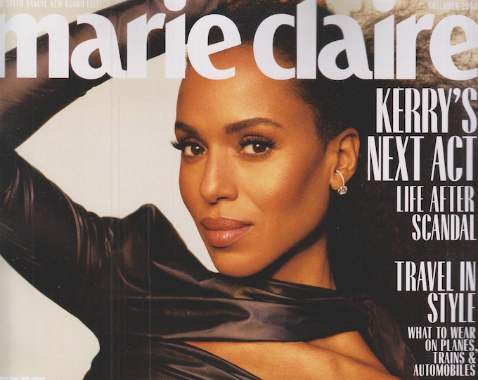 Marie Claire November 2018 Kerry Washington's Next Act - Life After Scandal