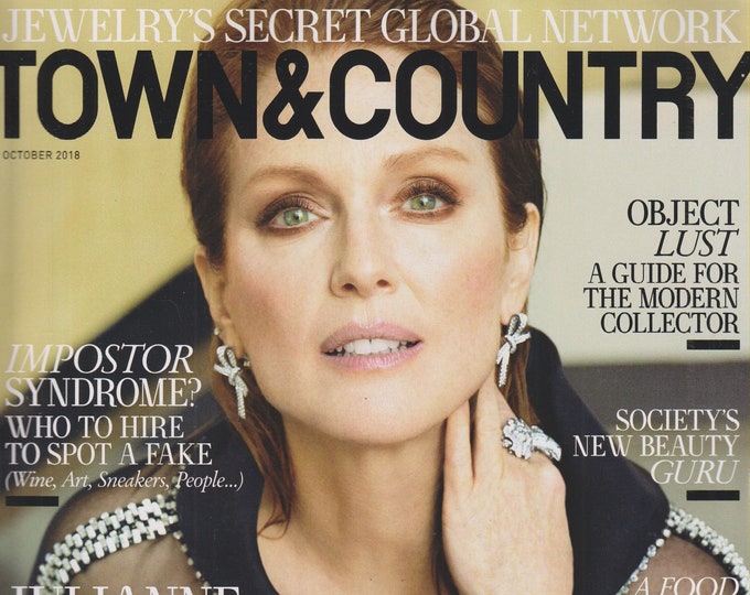 Town & Country October 2018 Julianne Moore Sings