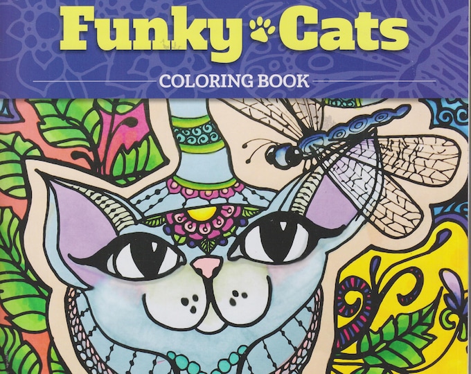 Funky Cats Coloring Book (Softcover: Coloring Book)  2016