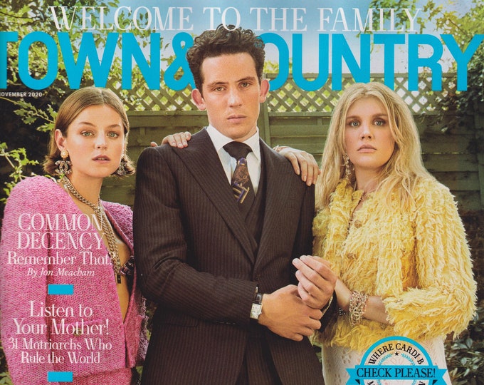 Town & Country November 2020 The Crown - Welcome To The Family  (Magazine: General Interest)