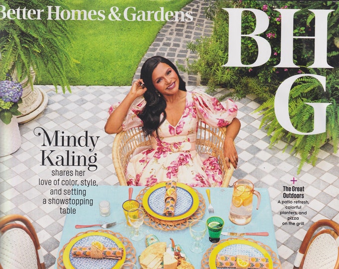 Better Homes & Gardens June 2023 Mindy Kaling,  The Great Outdoors (Magazines: Home  and Garden)