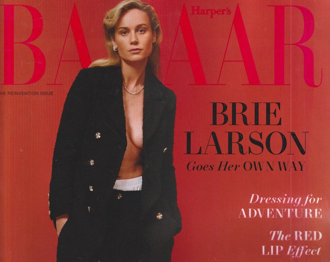 Harper's Bazaar April 2023 Brie Larson Goes Her Own Way (Magazine: Fashion)