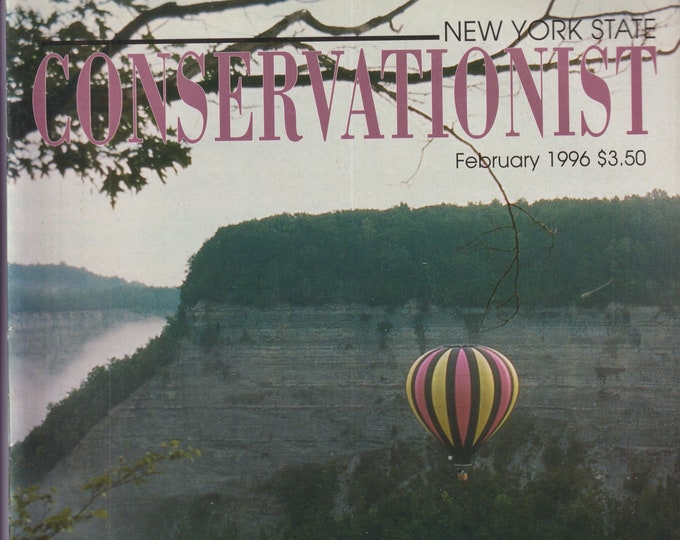 Conservationist February 1996 Guide to NYS Parks and Historic Sites (Magazine: Conservation, Nature)