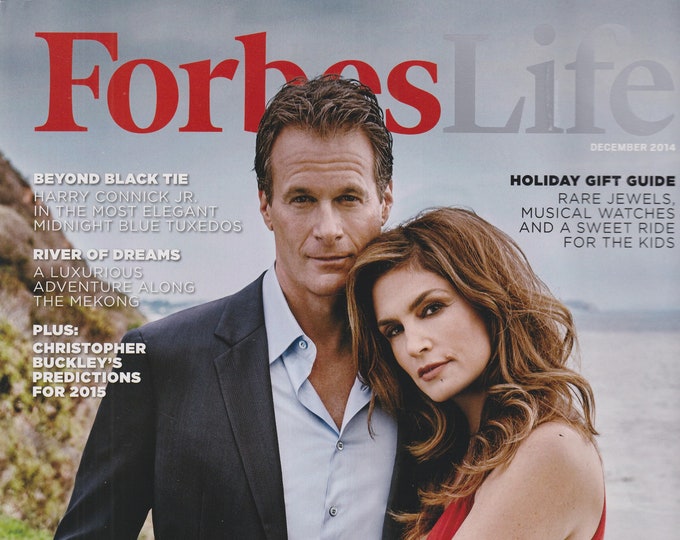 Forbes  Life December 2014 Rande Gerber and Cindy Crawford, Harry Connick Jr., Holiday Gift Guide  (Magazine: Lifestyle)