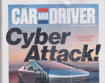 Car and Driver May June 2024 Tesla Cybertruck  (Magazine: Automotive, Cars)
