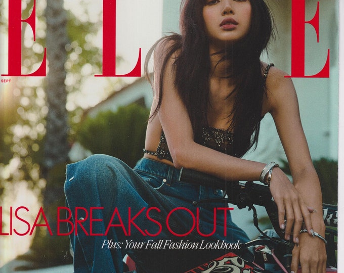 Elle September 2024 Lisa Breaks Out  (Magazine: Fashion)