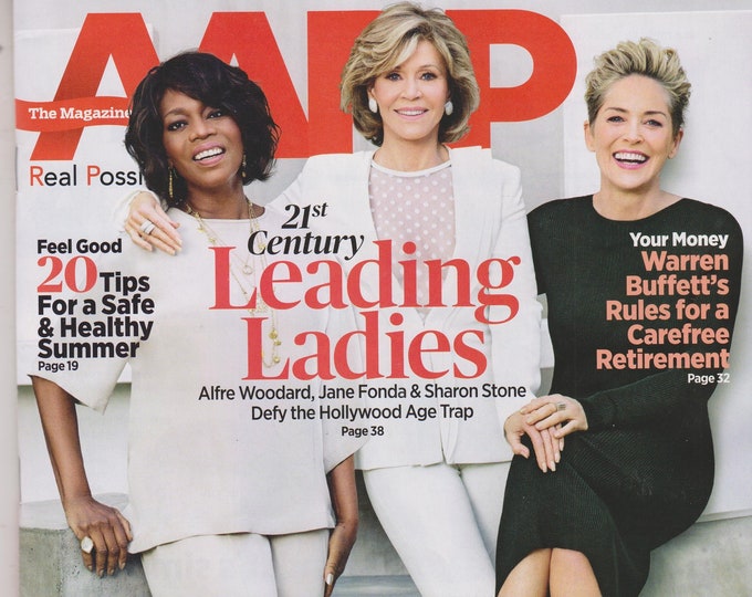 AARP June July 2016 Alfre Woodward, Jane Fonda, Sharon Stone, The Rolling Stones, Chef Lidia's Favorite Recipes (Magazine: General Interest)