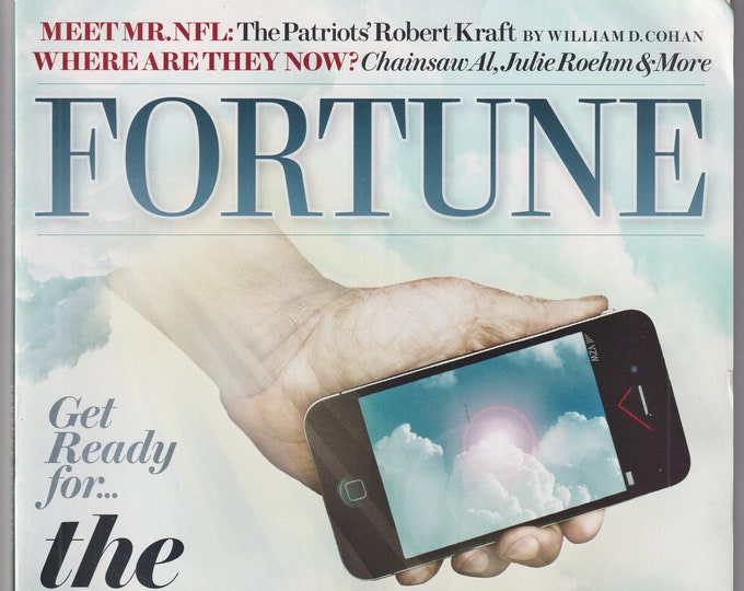 Fortune November 15, 2010 iPhone, Robert Kraft, Chainsaw Al, Julie Roehm (Magazine: Business, Finance)