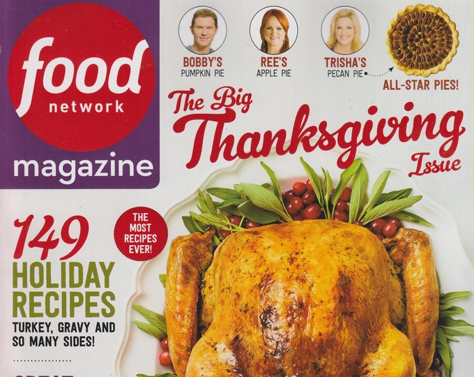 Food Network November 2017 The Big Thanksgiving Issue - 149 Holiday Recipes