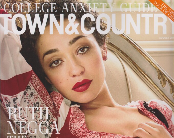 Town & Country  August 2017 Ruth Negga The Beauty of Summer