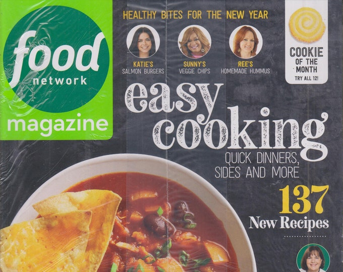 Food Network January/February 2019 Easy Cooking (Magazine, Cooking, Recipes)