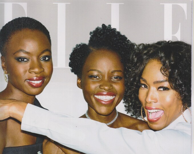 Elle November 2018 Danai Gurira, Lupita Nyong'o, Angela Bassett - Women in Hollywood (Magazine: Fashion)